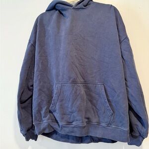 Abercrombie navy essential popover hoodie